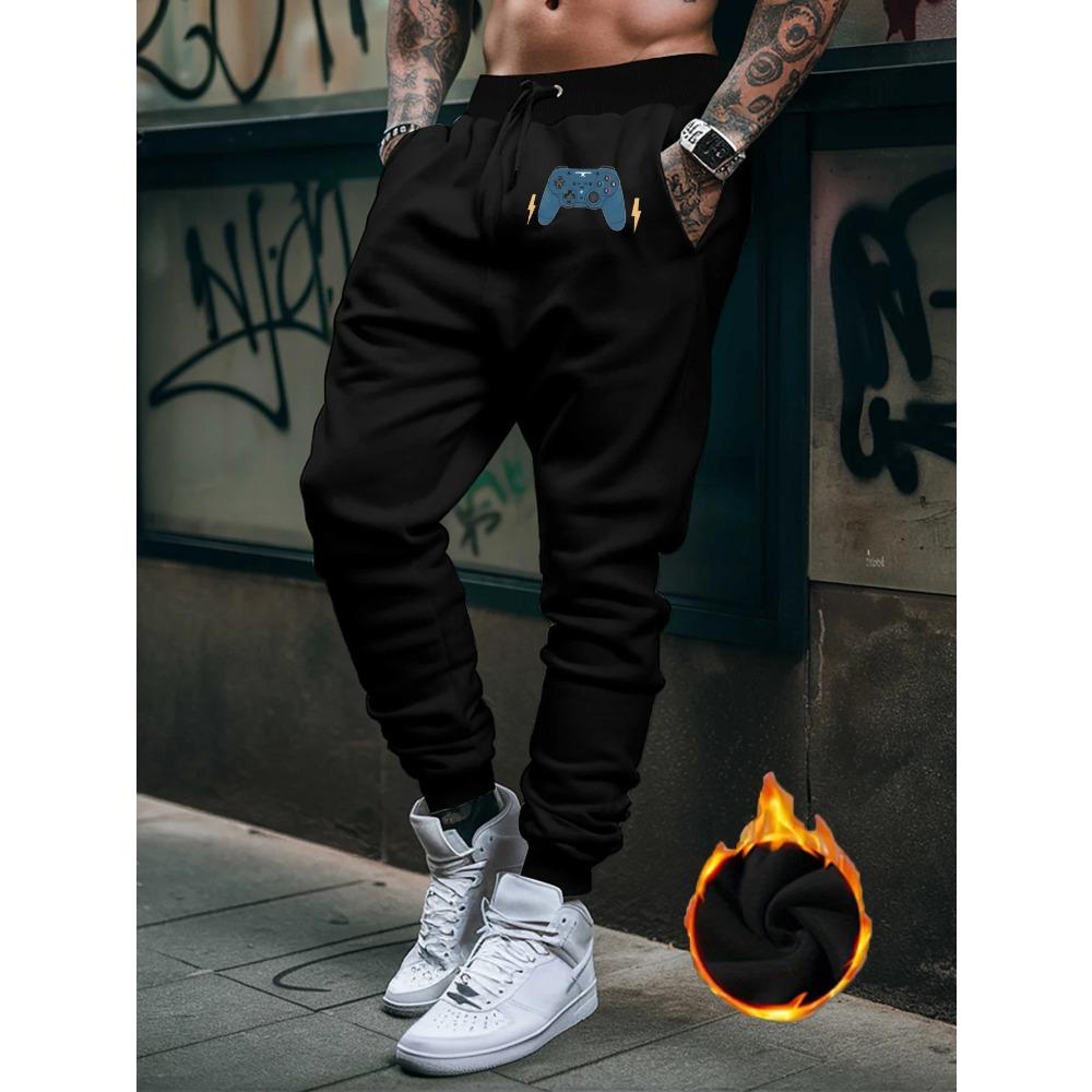 Mens Print Lounge Pants New Style Autumn Winter Male Fashion Streetwear Casual Sweatpants