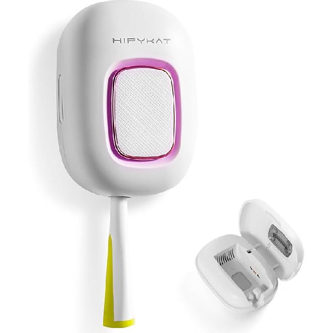 Toothbrush Sanitizeri Case with U V-C Lights, Dryer Heating, Fan Drying - Rechargeable Portable Toothbrush Cover, Magnetic Wall Mount Sterilizeri Box