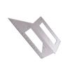 1 Pc Aluminum Alloy Wooden Square Multifunction Ruler 45 90 Degree/Double 45 Degree Gauge Woodworking Ruler