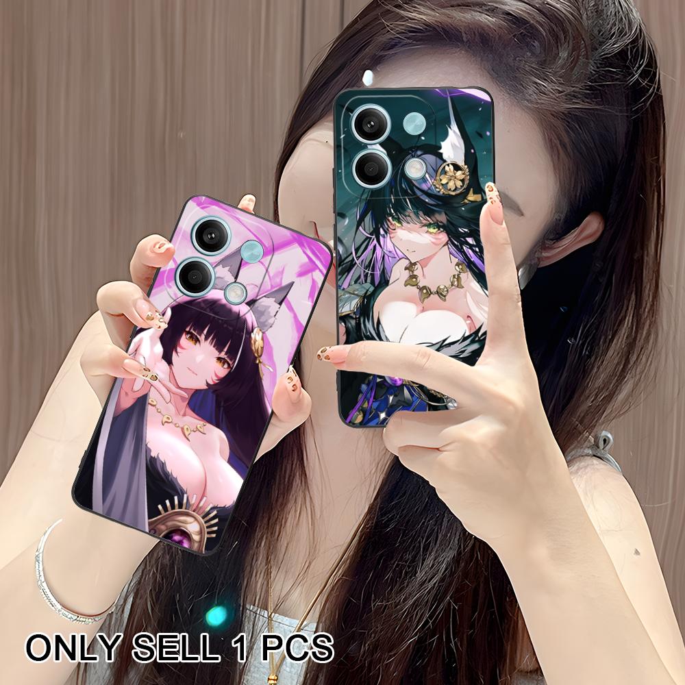 Étui pour téléphone portable Azur Lane Musashi en TPU mat pour POCO F8 F7 F6 F5 F4 F3 F2 Pro GT C75 C71 C65 C61 C40 Pro Ultra Couverture Colorée