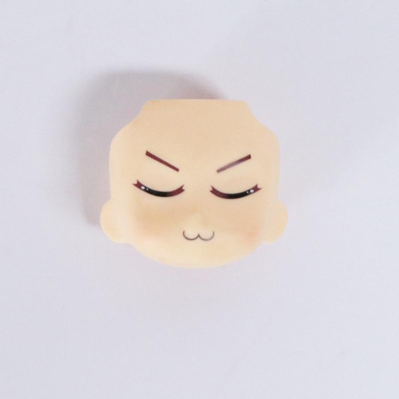 OB11 Doll Face 1/12 BJD Doll Face With 3D Anime Decal Eyes Kawaii Change Faces Blowing Pout Mouth Cheeks GSC Head DIY Kids Dolls