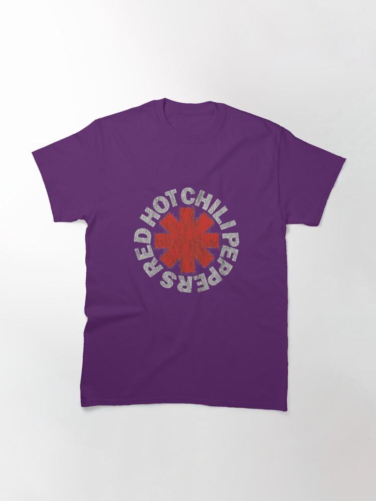 Red Hot Chili Peppers zwart rood heet Essentieel Klassiek T-shirt