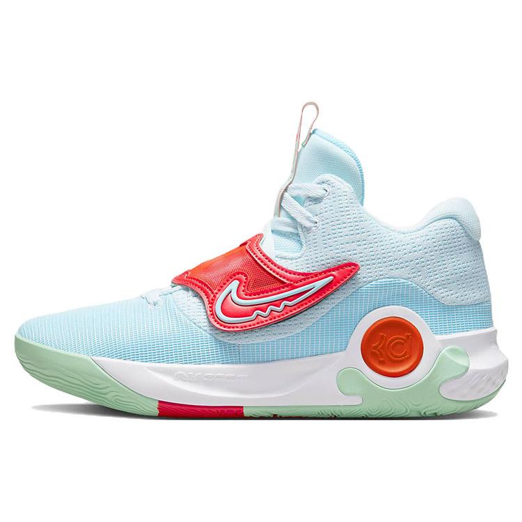 New Nike KD Trey 5 X EP 'Blue Chill Bright Crimson Mint' DJ7554-400