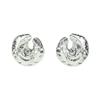Niche Design Metal Retro Round Earrings, Exaggerated Personality Cold Style Fashion Earrings