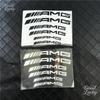 Q1983-Fashion 6pcs Car Styling Dustproof Stickers For Mercedes Benz AMG A C E R M Class CLA GLA W204 W210 W124 W205 W203 Auto Goods