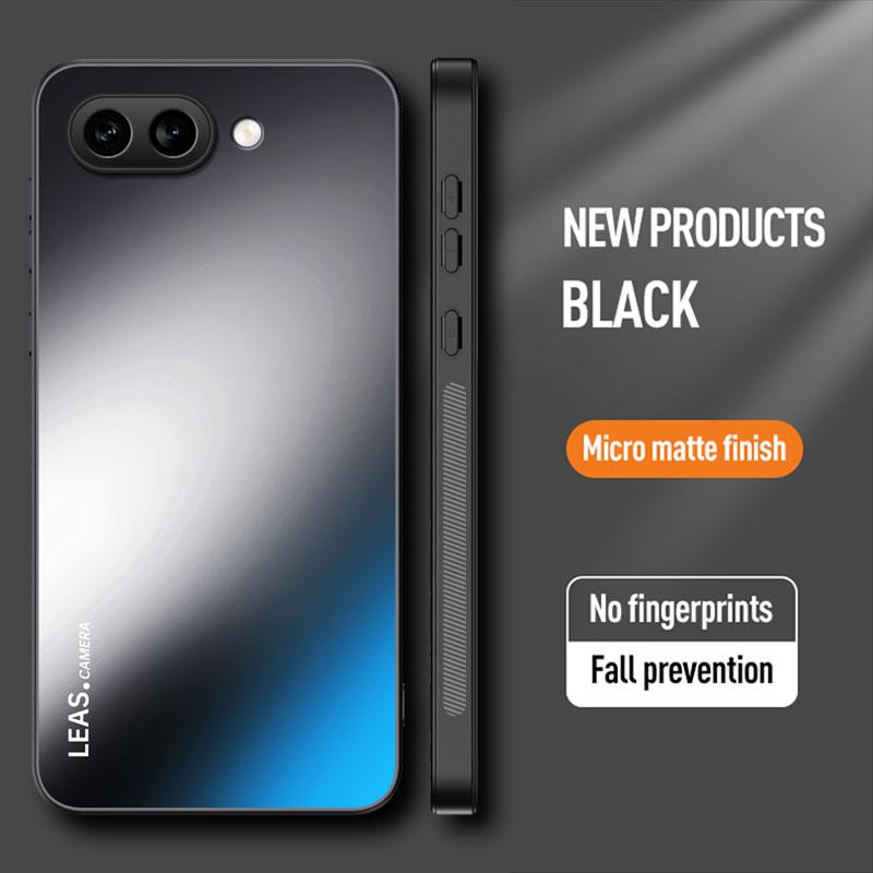 

Противоударный AG матовый мягкий TPU+PC матовый чехол для задней крышки для Google Pixel 9A Pixel9A чехол для телефона For Google 9A чёрный