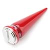 10 Pcs Metal Spike Rivets and Studs Screw Back for DIY Leather Craft (Red)