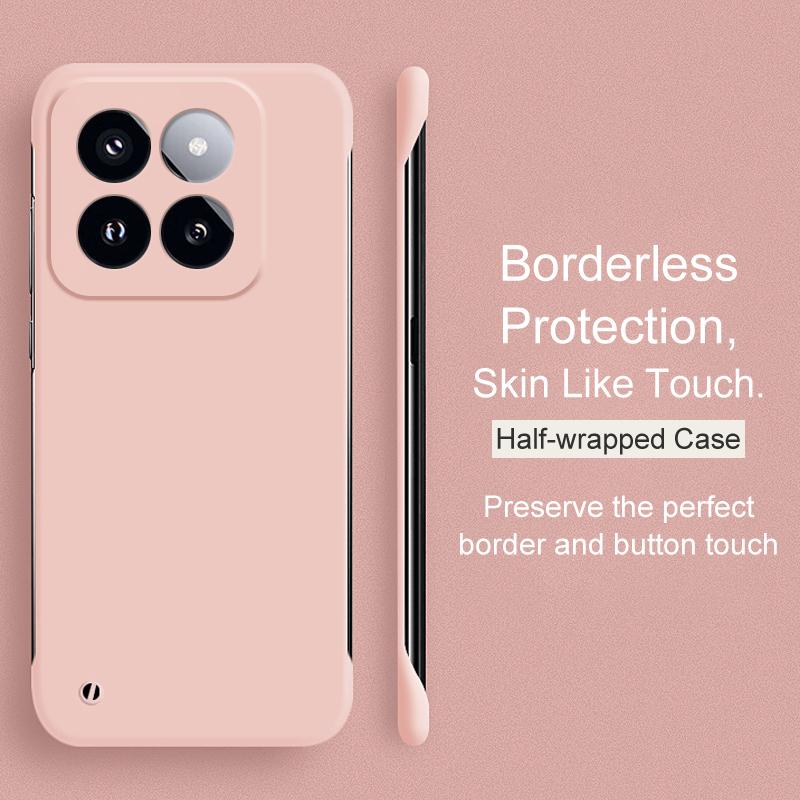 Ultradünne Candy-Color Randlose PC Hartschale Für Xiaomi Mi 14 13 13T 12 12X 12S 11 11T 11i 11X Pro Lite Ultra Rückseite Hülle Coque
