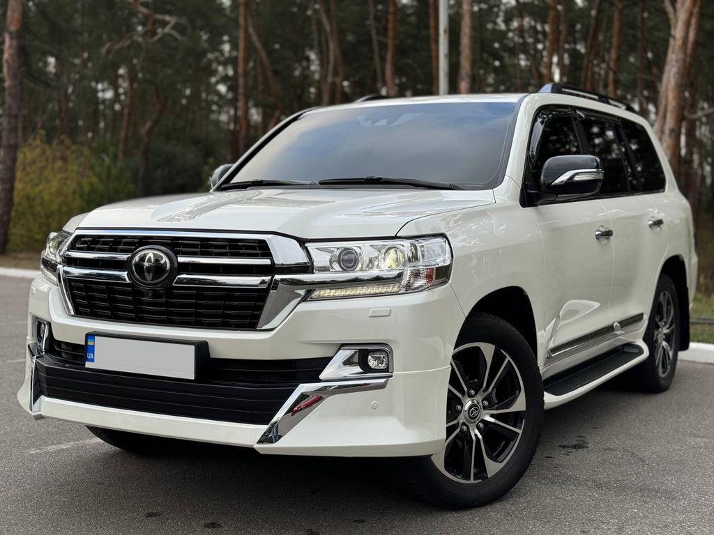 

Кришки дзеркал (з повторювачем, стиль 2016) Білий колір для Toyota Land Cruiser 200