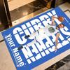 Golden State Curry Celebration Customizable Name Area Rug Perfect for Decorate Room Dormitory Playrooms Balcony Anti-slip Rug Anime Office Decor