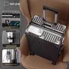 Lishen Business Hardside Luggage with Charging Port & Cup Holder