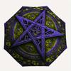 Purple Pentagram Wall Decor: Mystical Art for Your SpaceUmbrella, Portable 3-Fold Umbrella for Men & Women,Christmas Gift ES194