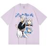 230 Gsm 100% Cotton Black Clover V3 Noelle Print Unisex Heavy Cotton T Shirt