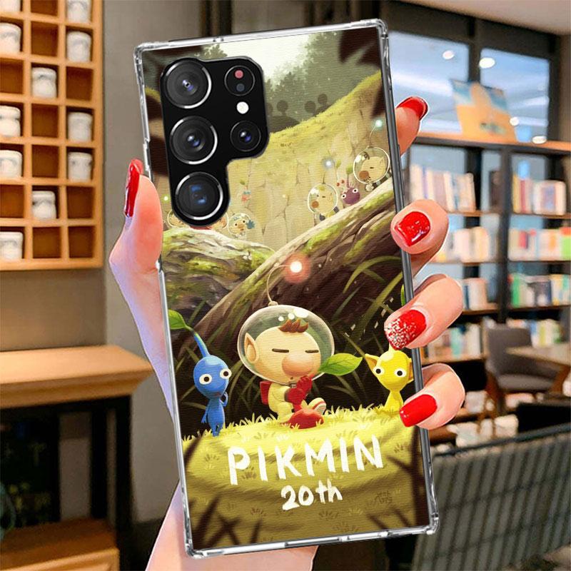 Game P-PikminS 4 Phone Case For Samsung Galaxy S26 S25 Edge S24 Ultra S23 S22 Plus S21 S20 FE Soft Fundas Shell Galaxy S26 S25 E