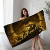 Classic Game D-Diablo Microfiber Blanket Quick Drying Beach Towels Oversized Printing Super Absorbent Pool Towel Blanket
