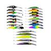 21pcs/set Fishing Lures Kit Freshwater Hard Bass Trout Pike Accessories Including Minnow Lure