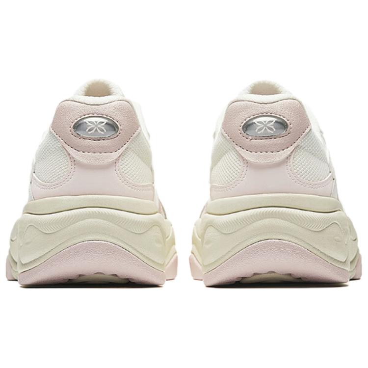 Anta Seaweed 2.0 Comfortable Trendy Breathable Durable Low-Top Skate Shoes Women sneaker White Pink 922528011-3