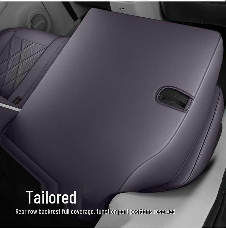 Custom-Fit Perforated Leather Seat Cushion for Li Auto Lafa 5 - Wear-Resistant Full Coverage.