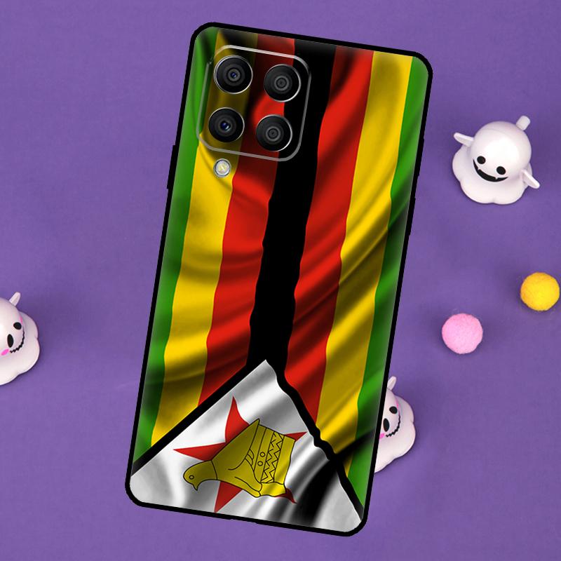 Zimbabwe Flag Cover For Samsung Galaxy M11 M51 M31 M33 M13 M23 M53 M15 M55 M14 M34 M54 M20 M32 M52 Case