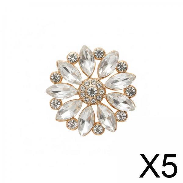 Buttons, Crystal Decorative Luxurious Embellishments for Elegant Closures on