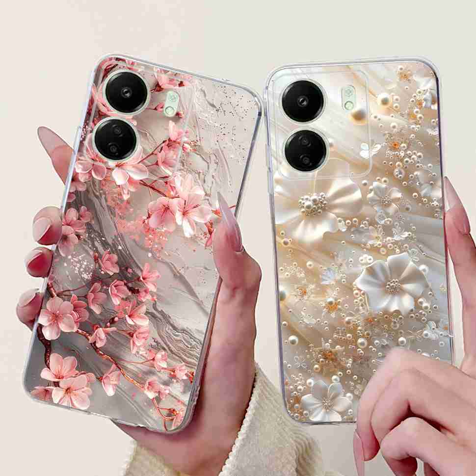 For Xiaomi Redmi 13C 4G Case Redmi13C 2023 New Fashion Pattern Cover Silicone Soft Phone Case For Xiaomi Poco C65 PocoC65 Fundas