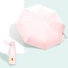 Folding Lightweight Mini Umbrella Rain Women Portable Travel Capsule Folding Women Umbrella Windproof Umbrellas Parasol