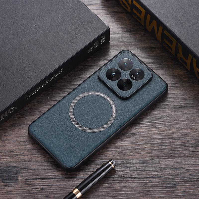 Applicable to Redmi A3 mobile phone case note13 magnetic wireless charging K70 sticker all-inclusive Xiaomi 14Ultra protective case