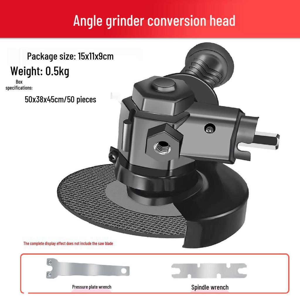 Electric Drill To Angle Grinder Conversion Head - Polisher Converter for Household Use