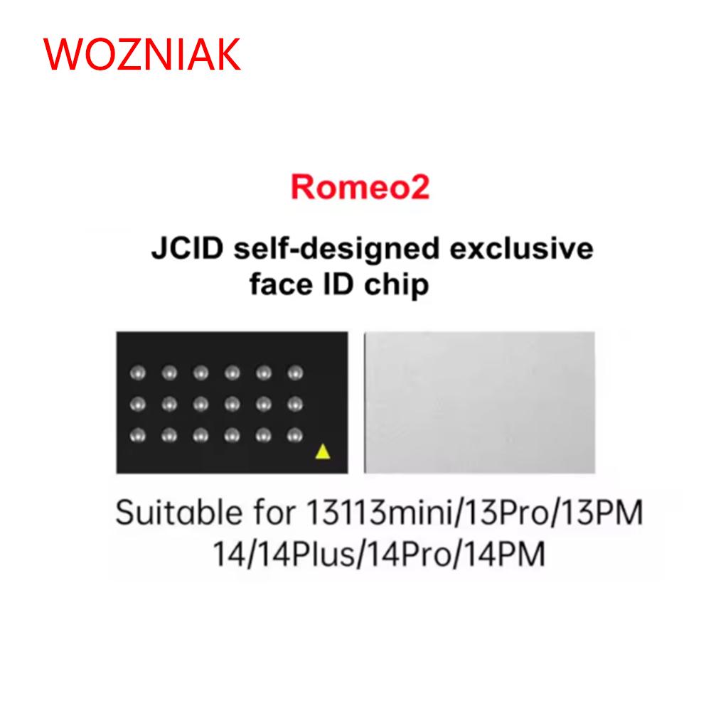 JCID Romeo-2 Dot Matrix Replacement Face ID Repair Chip for iPhone X 11 12 13 14 15Pro Max iPad Pro 3/4/5 Face ID Repair Chip IC