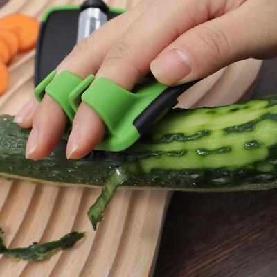 1 Stück Schälen Sie Obst und Gemüse mühelos mit unserem Handschäler aus Edelstahl – das perfekte Küchenzubehör für eine schnelle Mahlzeit