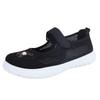 Middle-aged Mother Shoes Summer New Breathable Mesh Velcro Casual Shoes Wide Last Embroidered Middle-aged and Elderly Walking Shoes