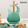 Beberac Elfa baby food bib (2P), LPA baby food bib (mint green 1P mustard 1P)