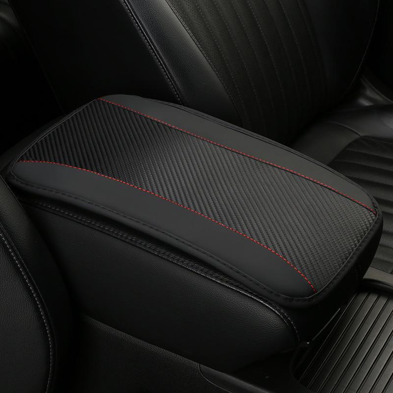 Bracciolo in memory foam in fibra di carbonio - Copertura protettiva per la mano centrale dell'auto