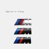 BMW M Electroplating Emblem Trunk Stickers for E91 X5 E70 F11 E30 F31 X3 F25 E61 E83 X1 E53 E87 F40 F32 - Car Decorative Emblems A222