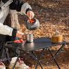 Lightweight Folding Picnic Table, Camping Folding Table for Practical Use Outdoors, Space-Saving Design, High Load Capacity