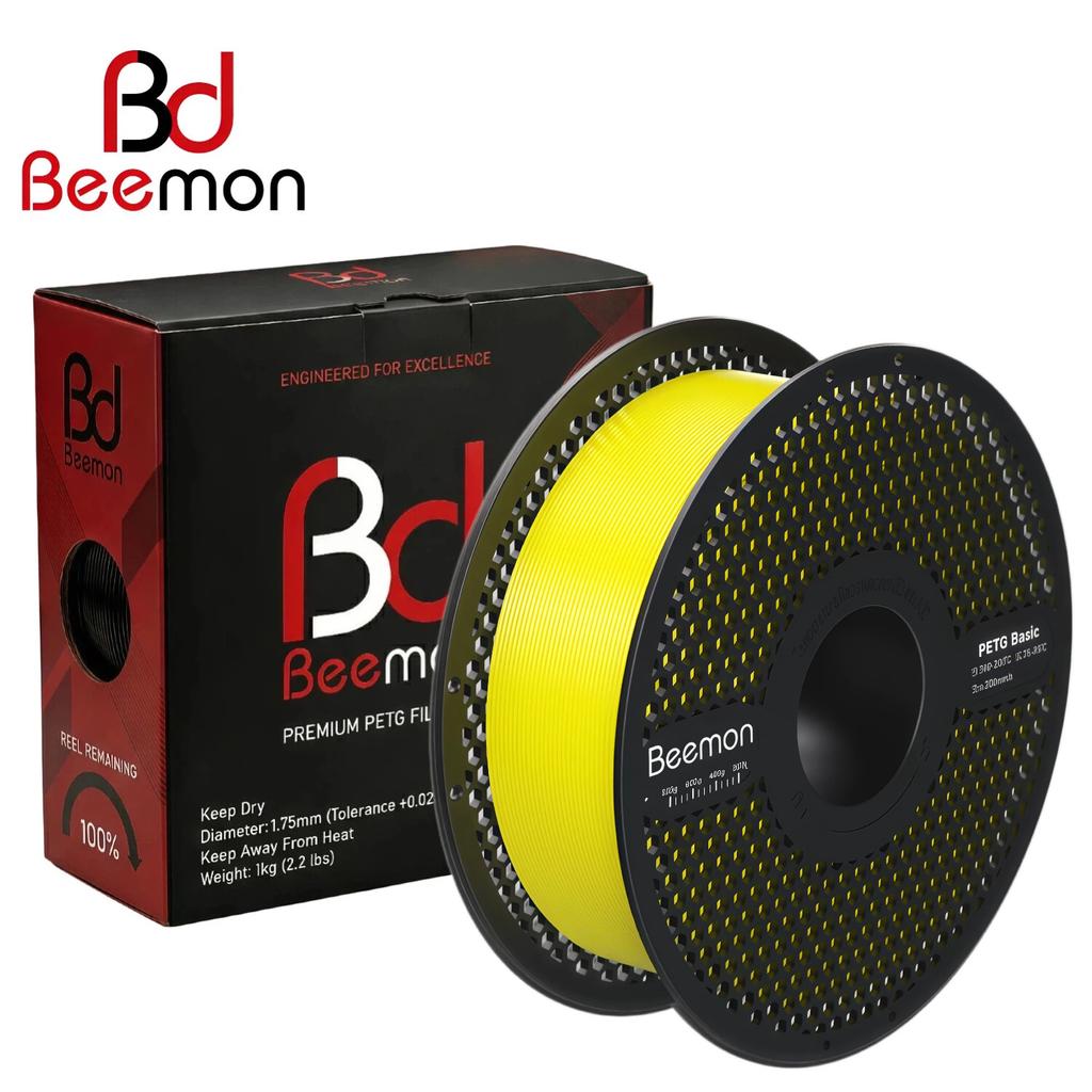 BEEMON Printer Filament 1.75mm, 1kg (2.2lbs), Easy to Print, No Warping, for Beginners & Experienced 3D Printing Enthusiasts