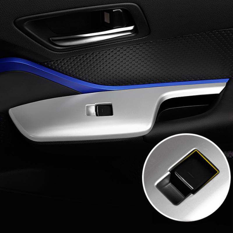 For Toyota C-HR CHR 2016 2017 2018  Window Lifter Panel Frame Covers Window Lifter Panel Car Styling Car Accessories