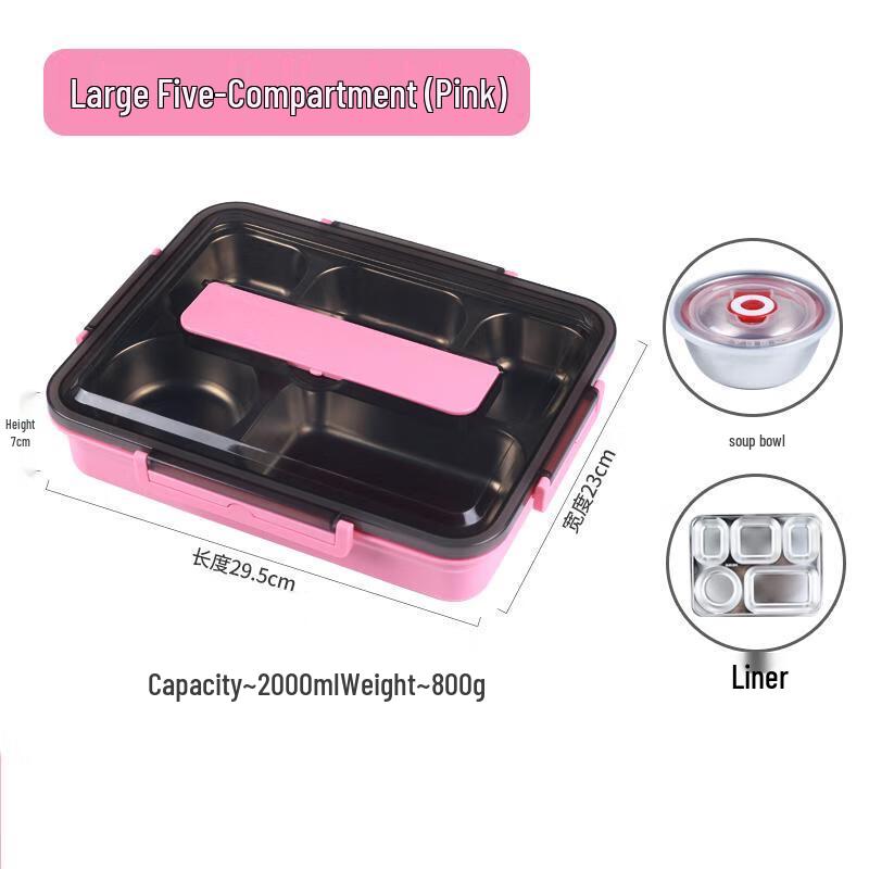 Qianxing 304 Stainless Steel Lunch Box