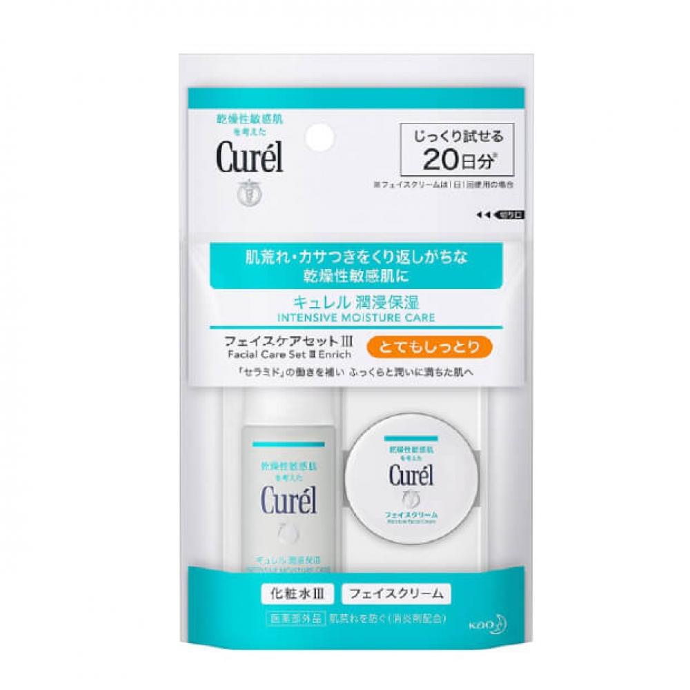 

Kao Curel Moisturizing Face Care Set III Super Moist Toner 30ml+Cream 10g