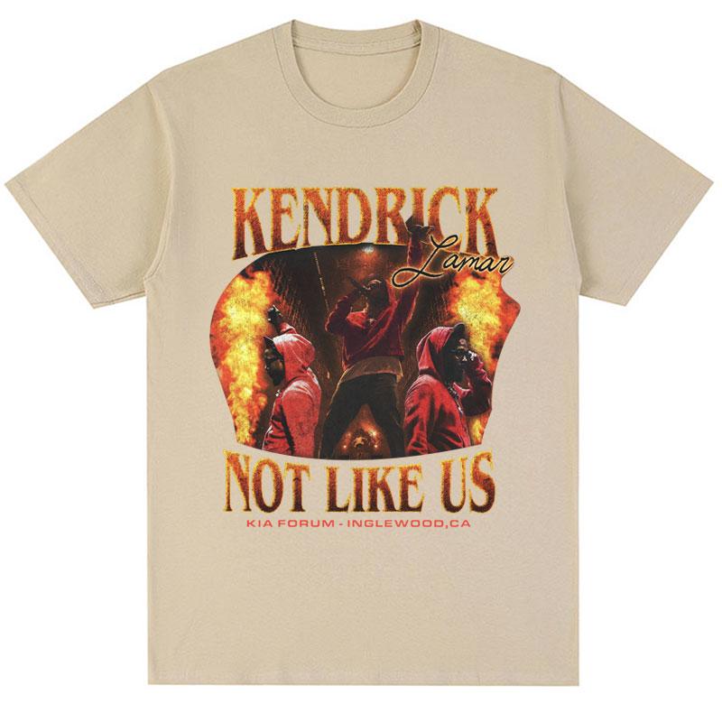 Kendrick Lamar Not Like Us Tshirt Fashion Unisex Unisex Harajuku Vintage Style Tshirt Cotton Oversized Hip Hop T Shirts Streetwear