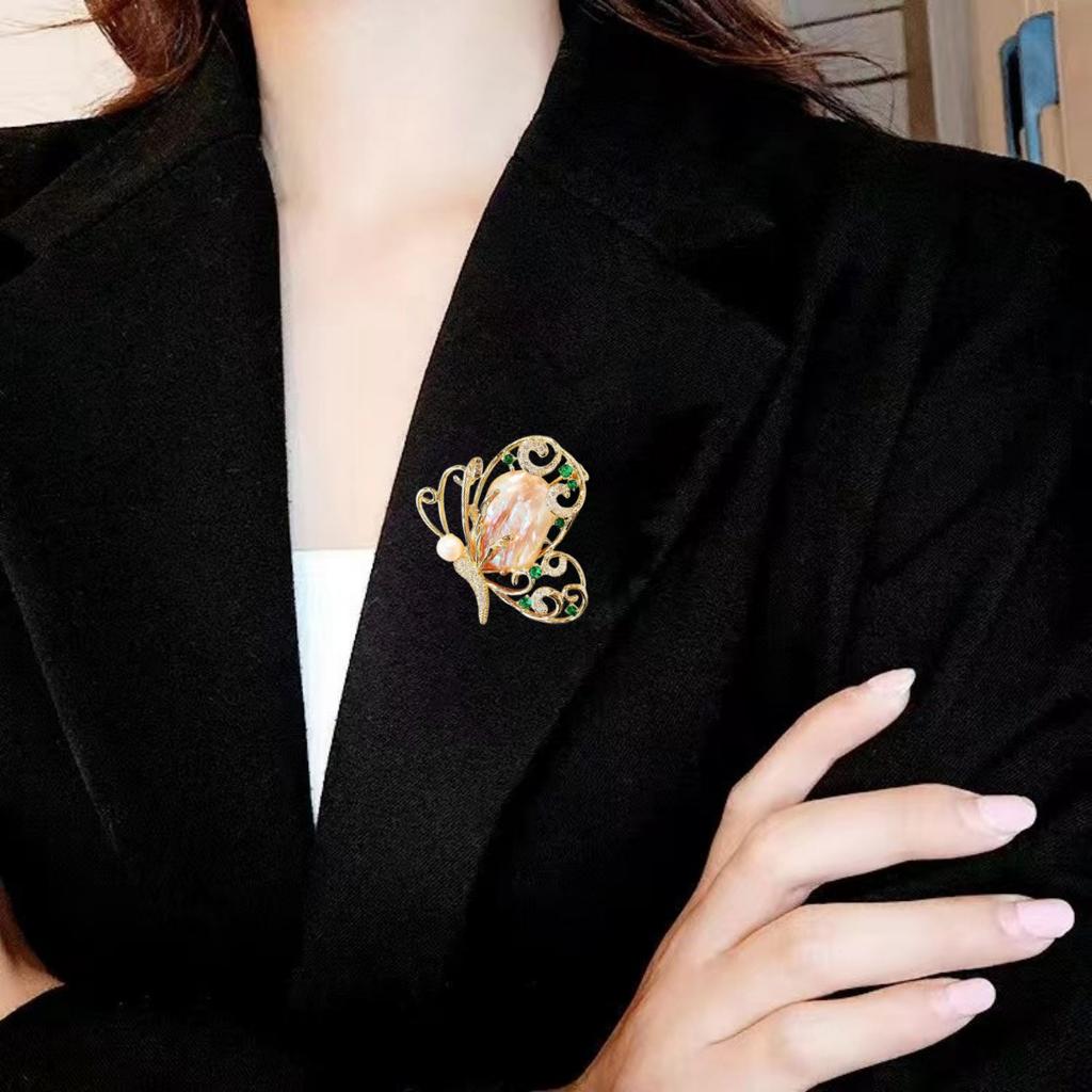 Motýlí brož Špičková dámská Vynikající Všestranná Barokní Špičkový smysl Pin Doplňky Oblek Korsáž Módní Sváteční dárek