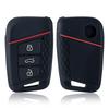 3 Button Silicone Remote Car Key Case Cover For Vw Passat B8 Skoda Kodiaq Superb A7 Car Keyless Fob Shell Holder Protector