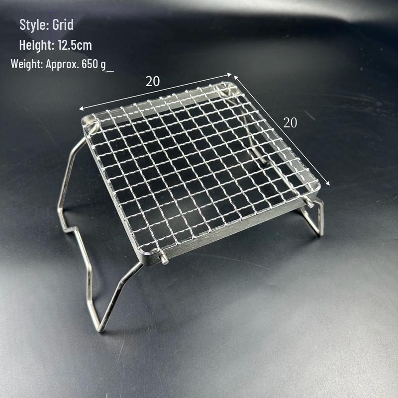Foldable Stainless Steel Mini BBQ Grill Stove Stand