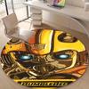 1pc Bumblebee1 Design Printed Area Round Carpet for Bedroom Living Room Home Decor Rugs Mat Non Slip Mat Rug for Bedside