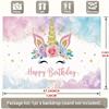 Happy Birthday, 1pc Polyester Party Backdrop Banner, Photo Booth Background, Wall Decor