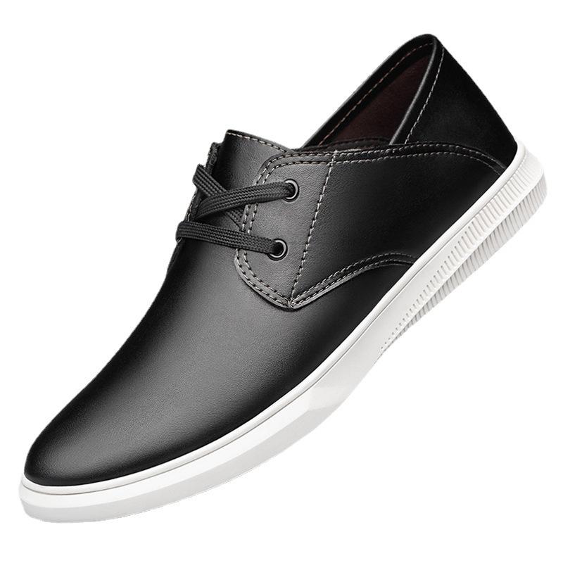 Spring and Autumn Breathable Men's Shoes British Casual Shoes Dual-purpose Board Shoes Round Head Tide Driving Men