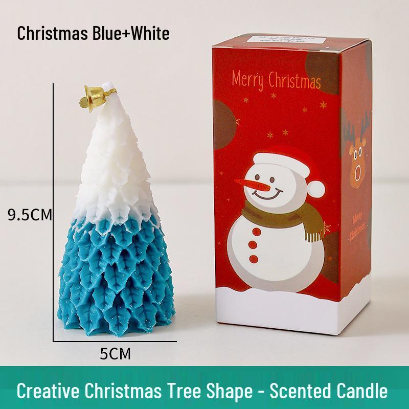 Festive Christmas Tree Scented Candle Ornament - Perfect Holiday Gift & Home Decoration