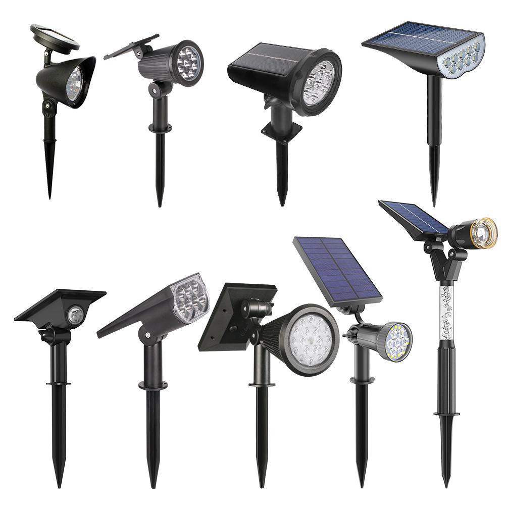 Super Bright Waterproof Solar Garden Spotlight: Dual-Purpose Landscape Lawn Light for Outdoor Villas