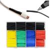 Color Coded Heat Shrink Tubing Collection for Professional Electrical Repairs and Insulation With Portable Storage Case