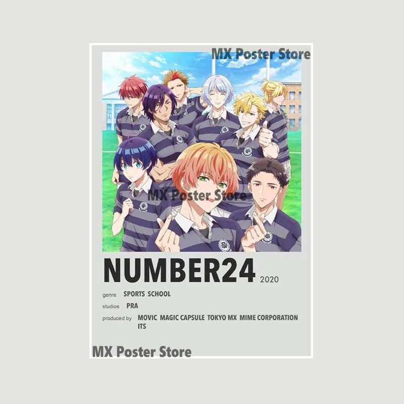 Demon Slayer White Paper Poster Classic Japan Anime Series Art Cartoon Painting Sticker for Home Bar Art Wall Decorative Mural